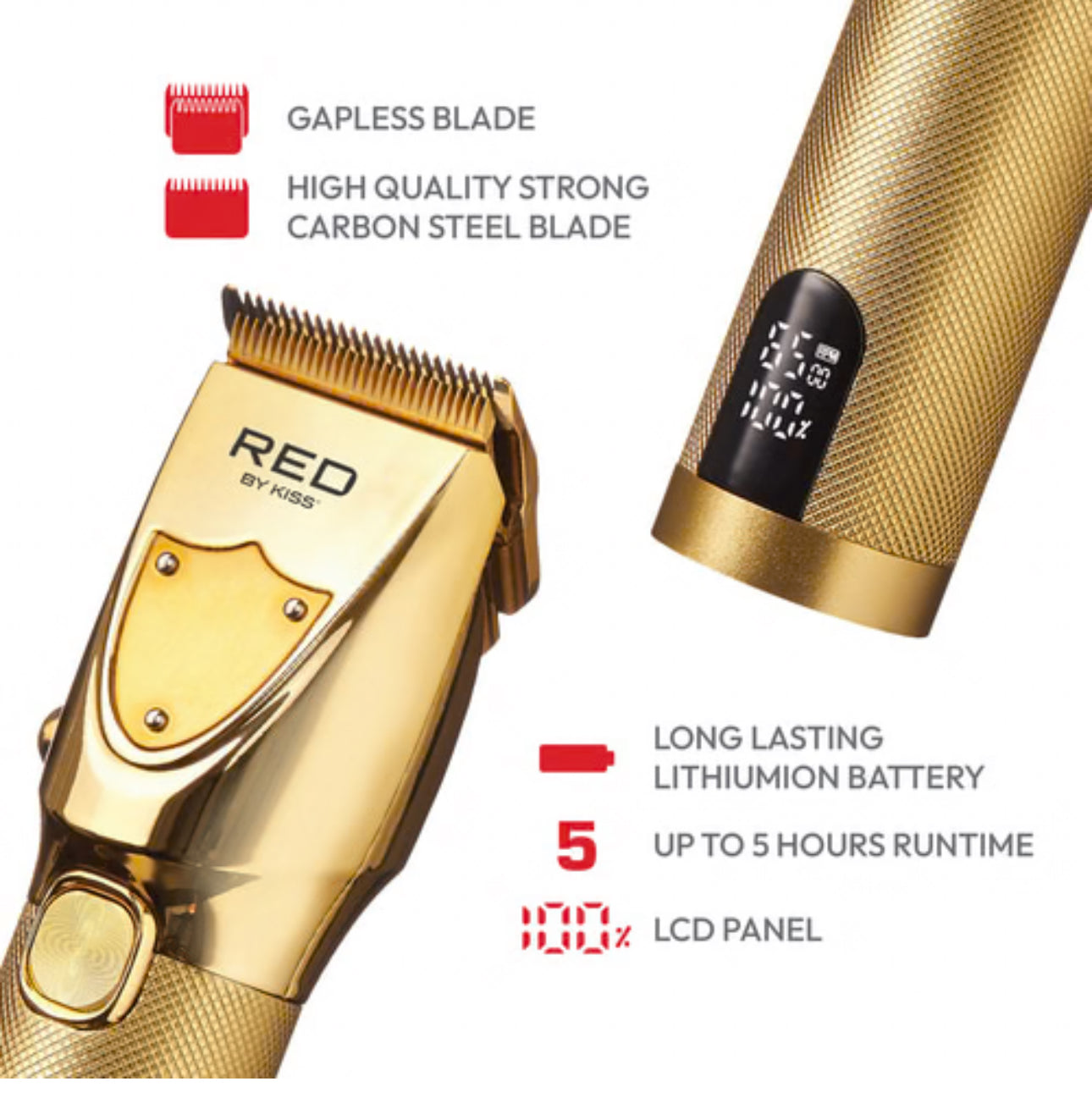 RED #CC11ULTRA CLEAN CUT CLIPPER CORDLESS [1PC]