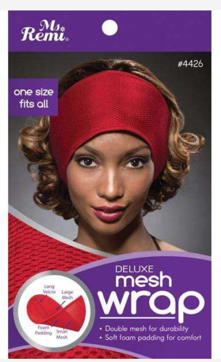 4426-MS. REMI DELUXE MESH WRAP ASST COLOR
