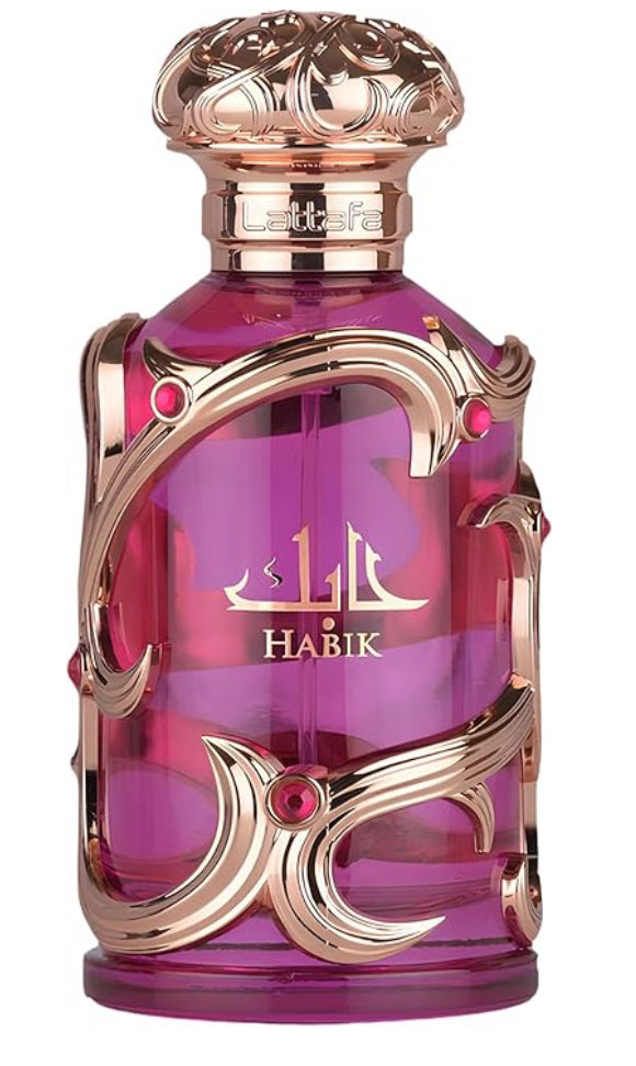Lattafa Habik – Floral, Fruity, Fresh, Musky – Eau de Parfum Spray Long-Lasting Fragrance for Women, 3.4 Ounce / 100 ml