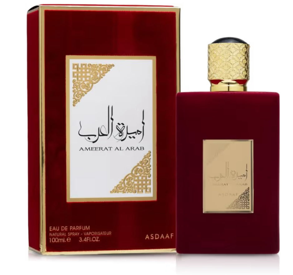 Asdaaf Ameerat Al Arab Eau de Parfum Spray for Women, 3.4 Ounce