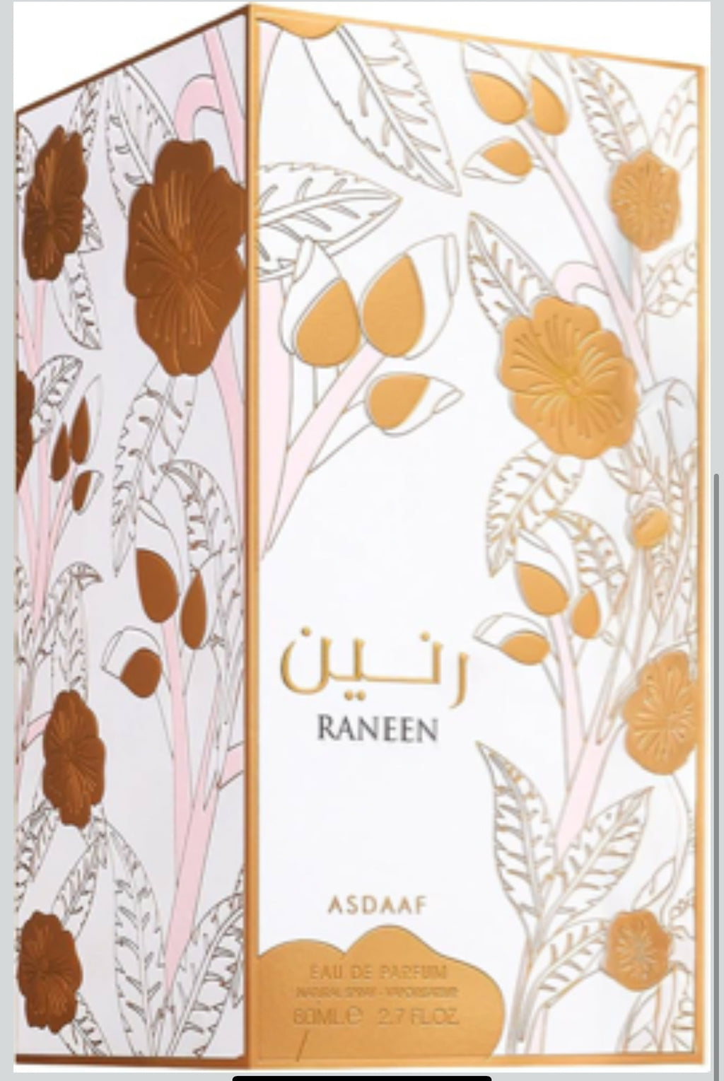 Lattafa Asdaaf Raneen for Women Eau de Parfum Spray, 2.7 Ounce / 80 ml