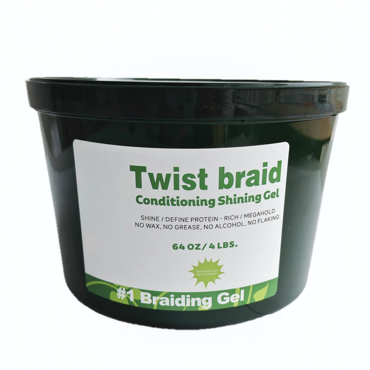 Pure O Natural Neatbraid Beauty Professional Conditioning Shining Gel 64oz / 4LB