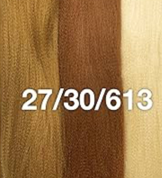 SB 3X X-PRESSION PRE-STRETCHED BRAID 58 RAINBOW
