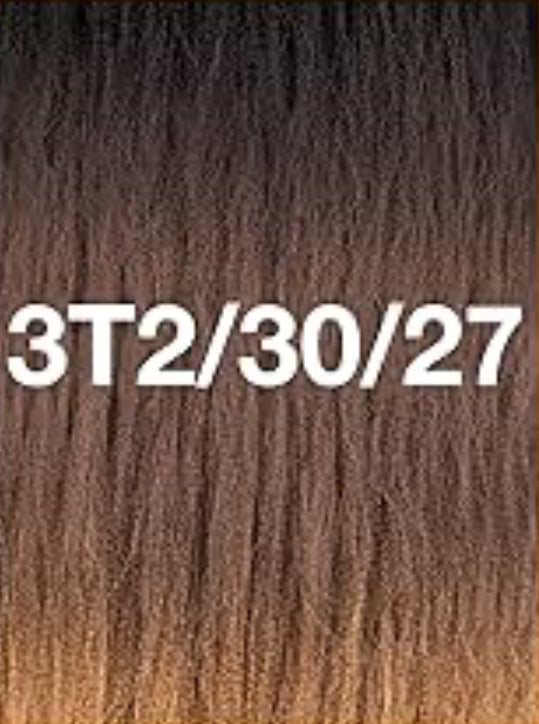 SB 3X X-PRESSION PRE-STRETCHED BRAID 58 RAINBOW