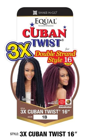 3X CUBAN TWIST 16"