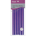 1210-ANNIE SOFT TWIST ROLLERS 10IN 5CT PURPLE