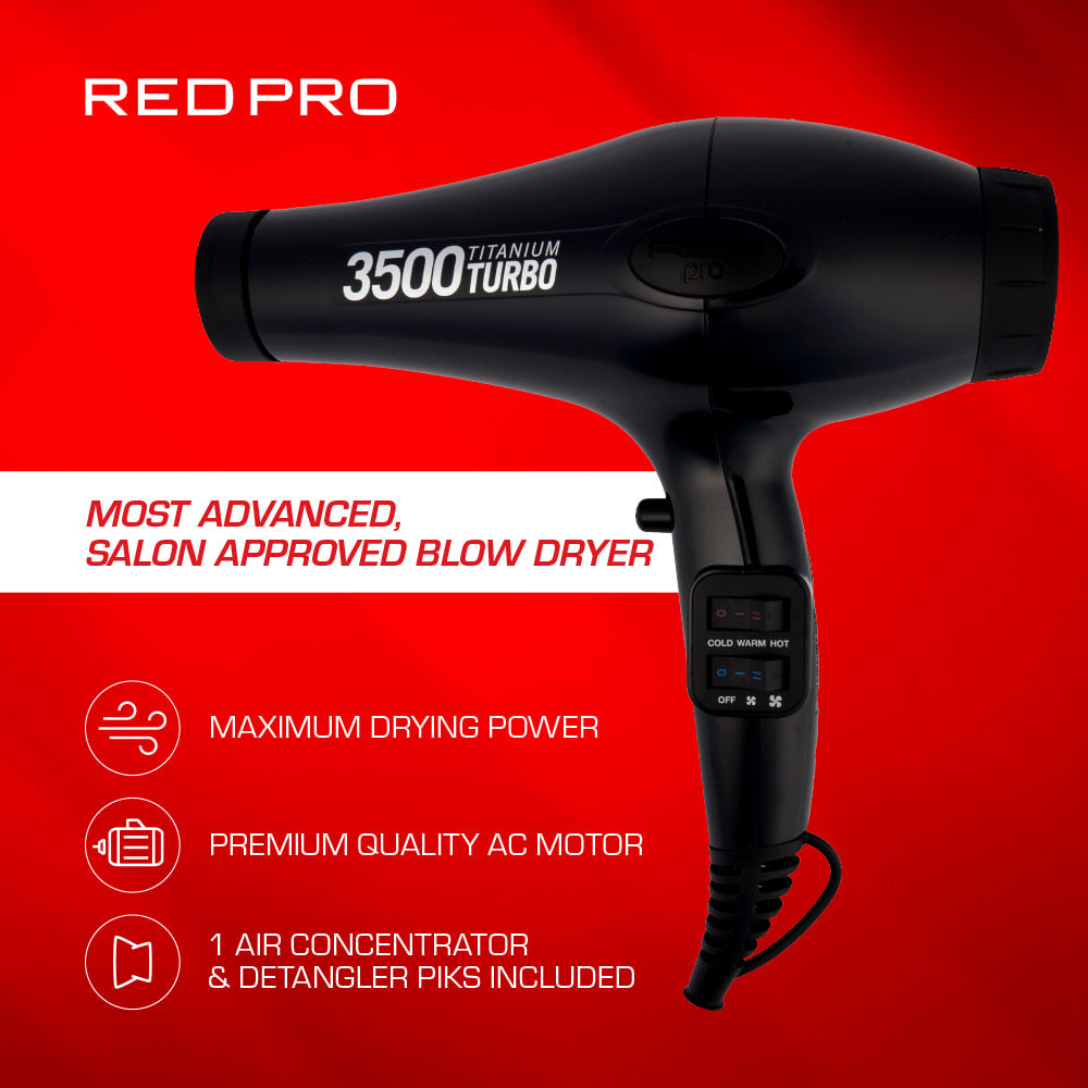RED PRO TITANIUM 3500 BLOW DRYER