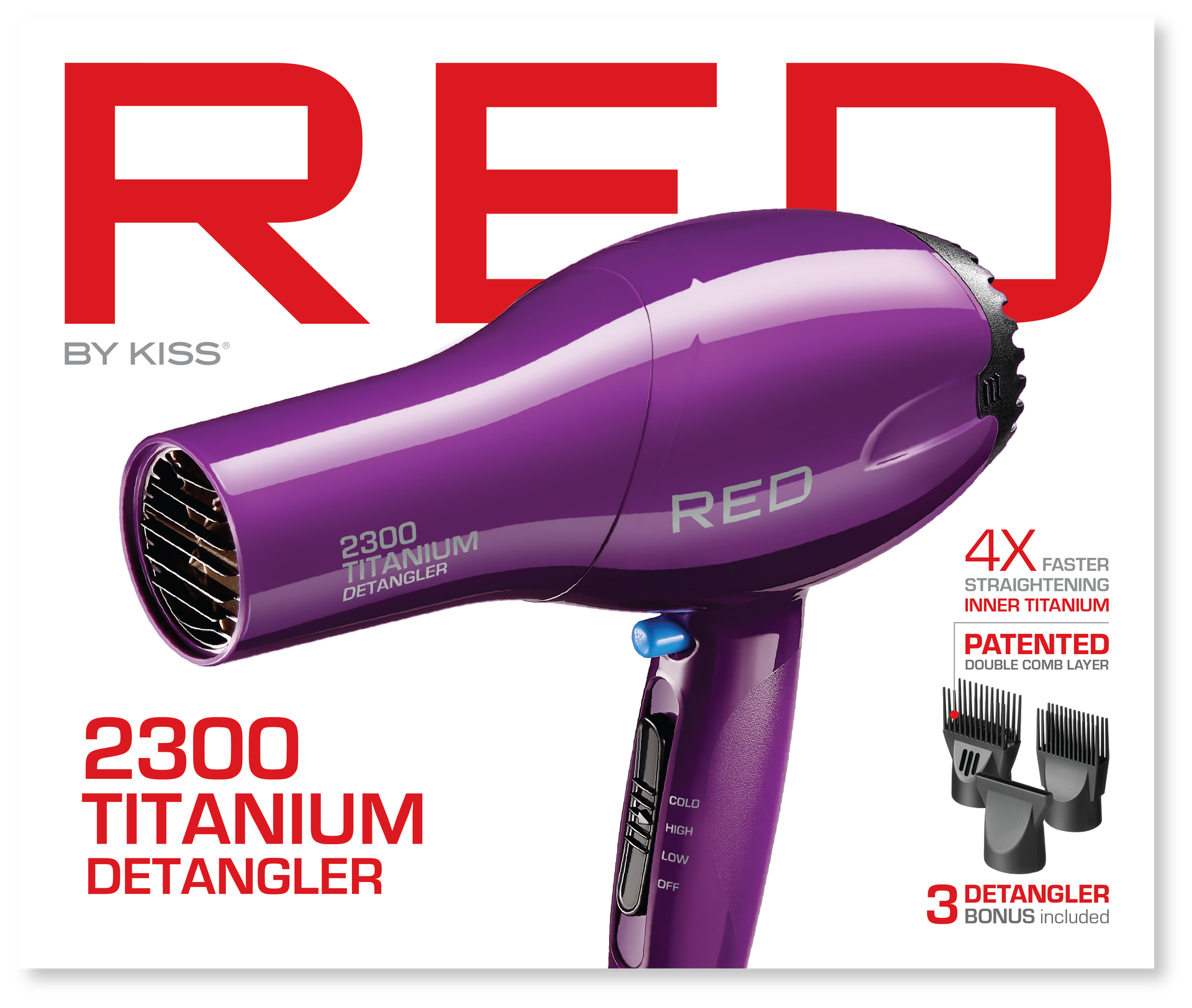 RED 2300 TITANIUM DETANGLER