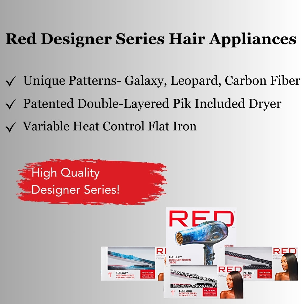 RED 1" FI DESIGNER SERIES GALAXY