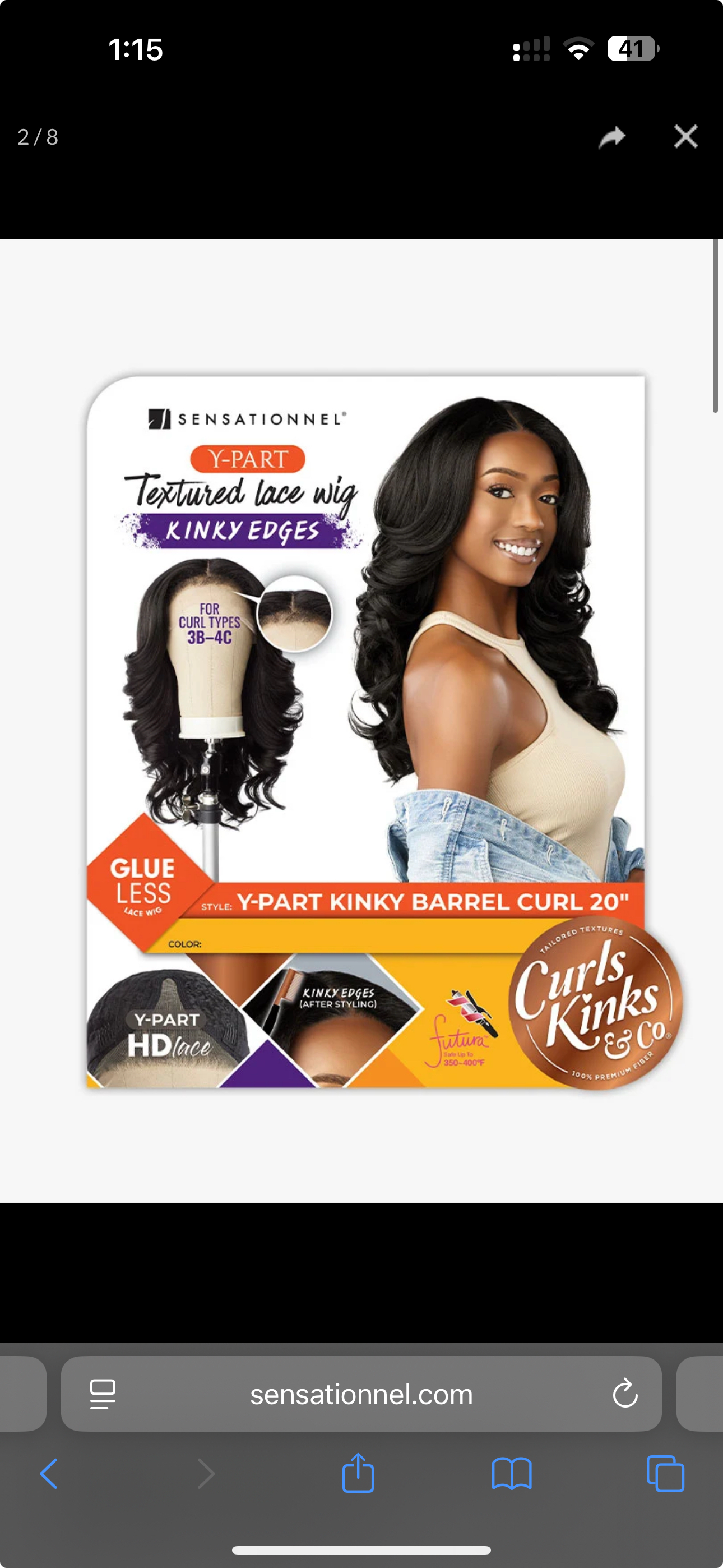 KINKY EDGES 13X6_KINKY BARREL CURL 20″