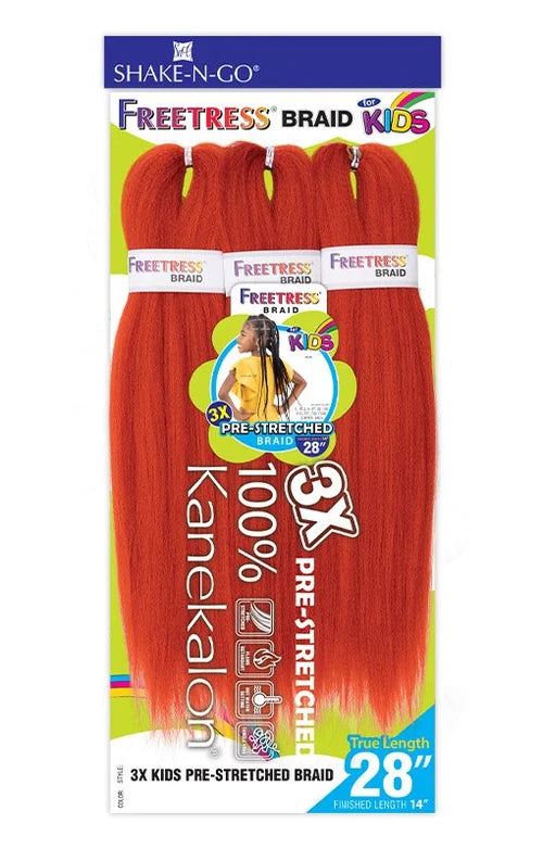 FB 3X KIDS-PRE-STRETCHED BRAID 14