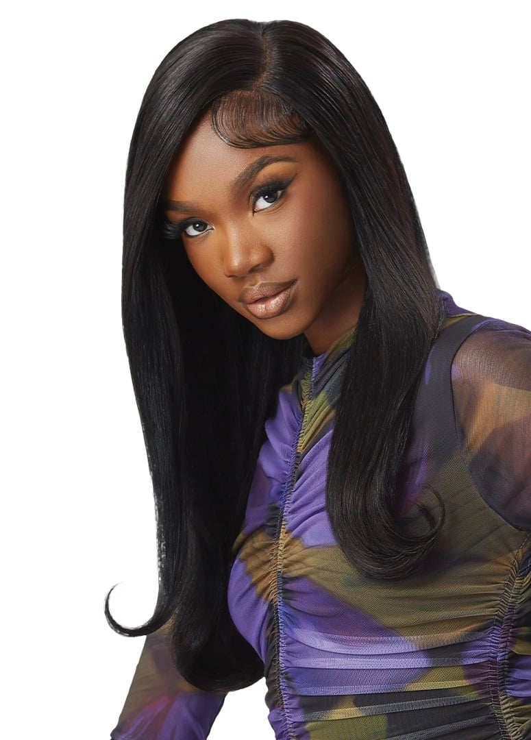 Outre Human Hair Weave Premium Purple Pack Yaki