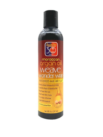 SALON PRO 30 SEC WEAVE WONDER WRAP ARGAN OIL BLACK