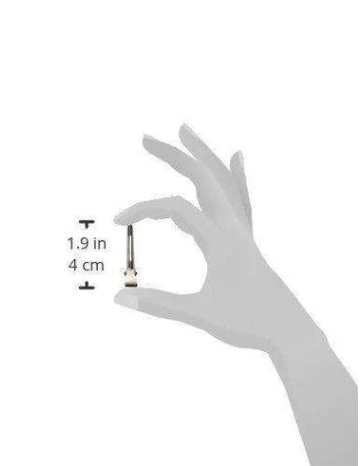 Annie Single Prong Metal Hair Clips, 80 Count, Silver