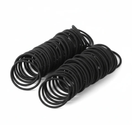 Annie Hair Rubber Bands 3 1/2 Inch x 1/4 Inch, 1/4lb Bag, Black  Add to cart