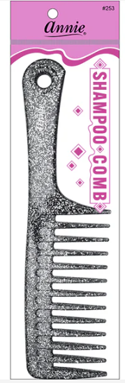 Annie Luminous Shampoo Comb, 1 Count, Assorted Colors