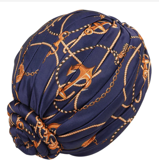 Ms. Remi Silky Top Knot Pre-Tied Turban, 1 Count, Assorted Patterns