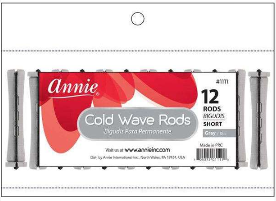 Annie Cold Wave Rods Short 3/8 Inch, 12 Count, Gray
