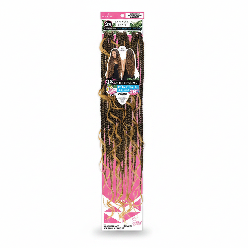 MB 3X MODERN SOFT BOX BRAID CURLS