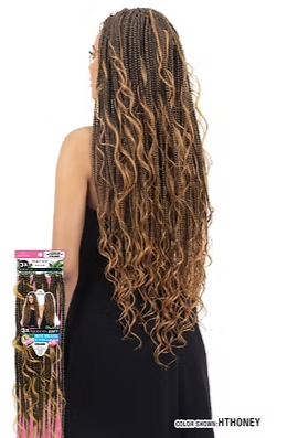 3X MODERN SOFT BOX BRAID W/CURLS 26