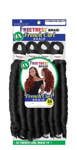 4X FRENCH CURL BRAID 18"