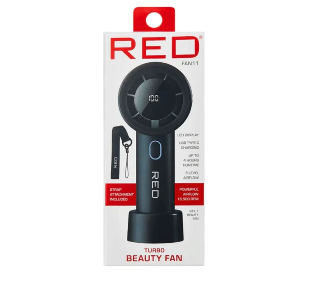 Red Turbo Beauty Fan 4 COLORS AVAILABLE