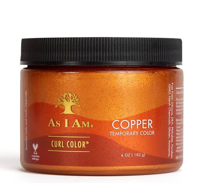 As I Am Curl Color   6 oz Color & Curling Gel - Temporary Color - Medium Hold - Vegan & Cruelty Free