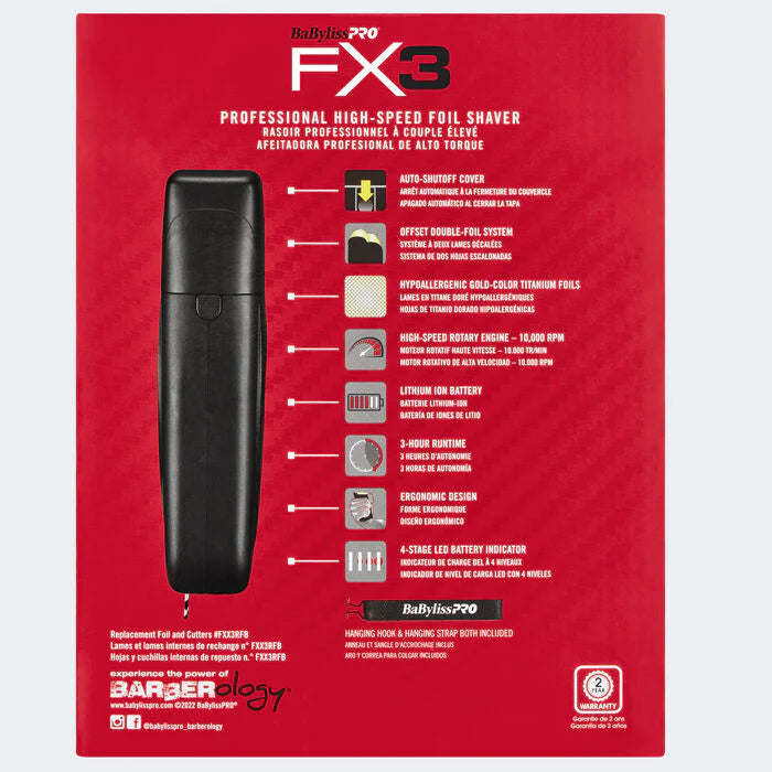 BABYLISSPRO FX3 SHAVER