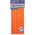 1262-ANNIE SOFT TWIST ROLLERS 10IN 12CT ORANGE VALUE PK