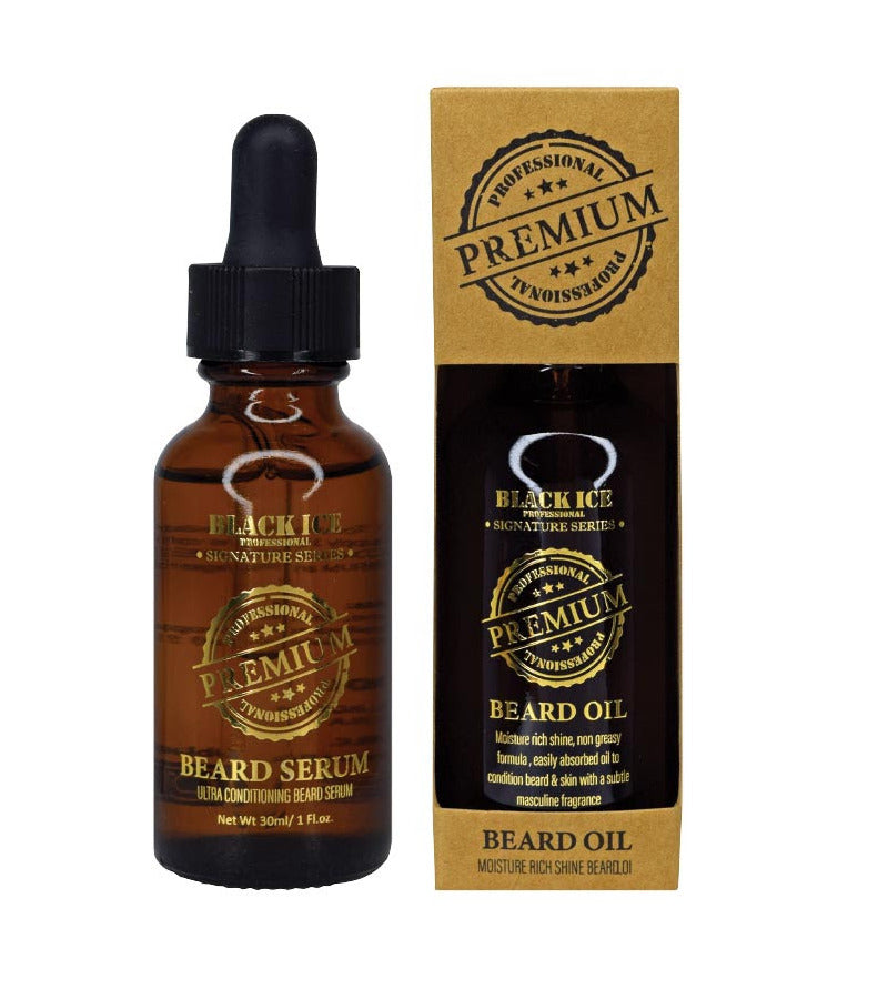 BLACK ICE BEARD SERUM 1 OZ