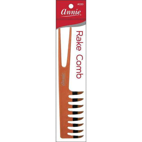 220-ANNIE RAKE COMB ASST COLOR TWO TONE