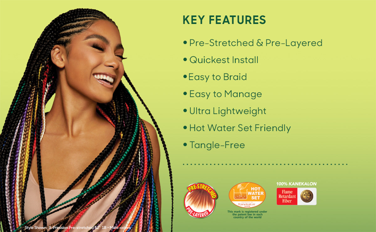 OUTRE PRE STRETCHED BRAID 3X 52"  42"