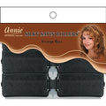 1241-ANNIE SILKY SATIN ROLLERS XL 6CT BLACK