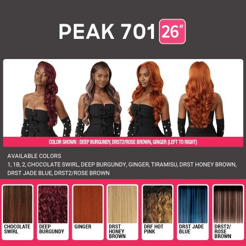 Outre HD Lace Frontal Wig Perfect Hairline Glueless Fully Hand-Tied 13X6 True Frontal Peak 701