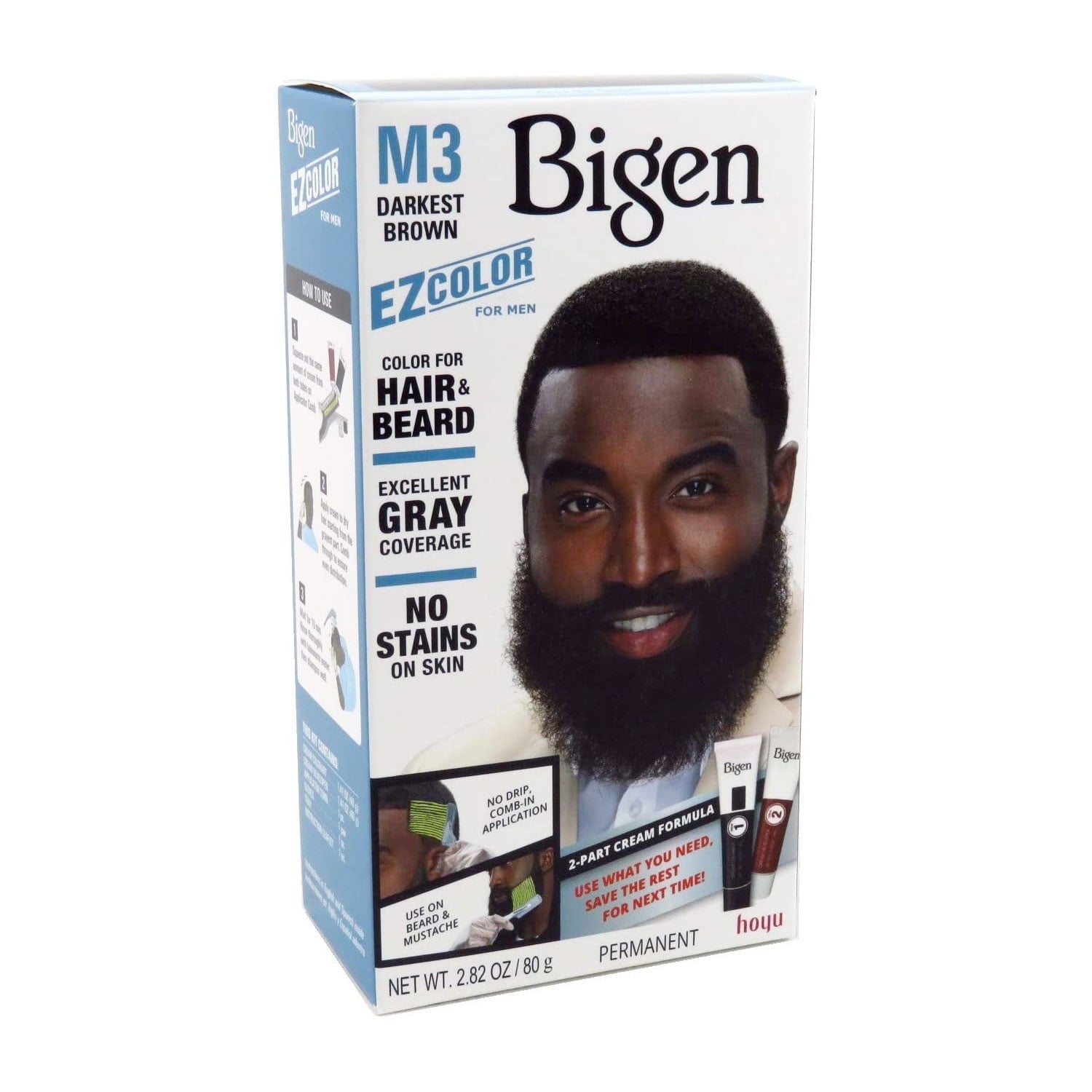 BIGEN EZ COLOR MEN- M3 [DRKST BROWN] KIT
