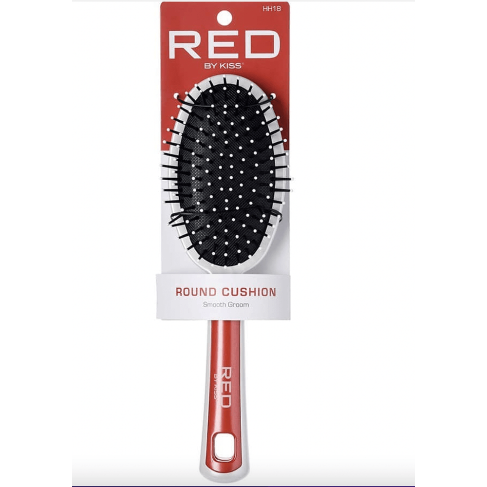 KISS RED #HH18 ROUND CUSHION BRUSH