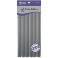 1263-ANNIE SOFT TWIST ROLLERS 10IN 12CT GRAY VALUE PK