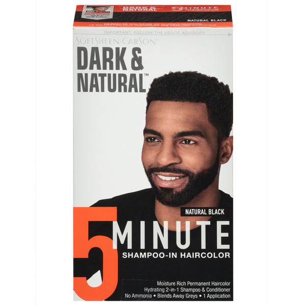 DARK & NATURAL MEN NATURAL BLACK. 1 CT