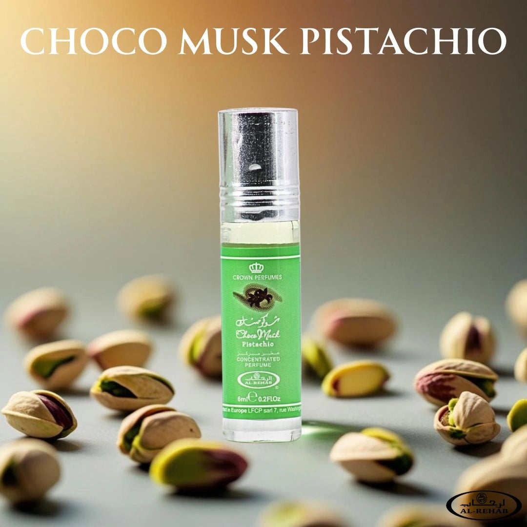 Choco Musk Pistachio Perfume Oil CPO 6ml (0.2 oz) by Al Rehab