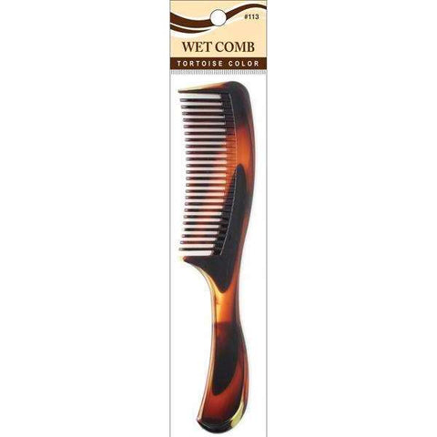 113-ANNIE WET COMB 8 5/8IN TORTOISE