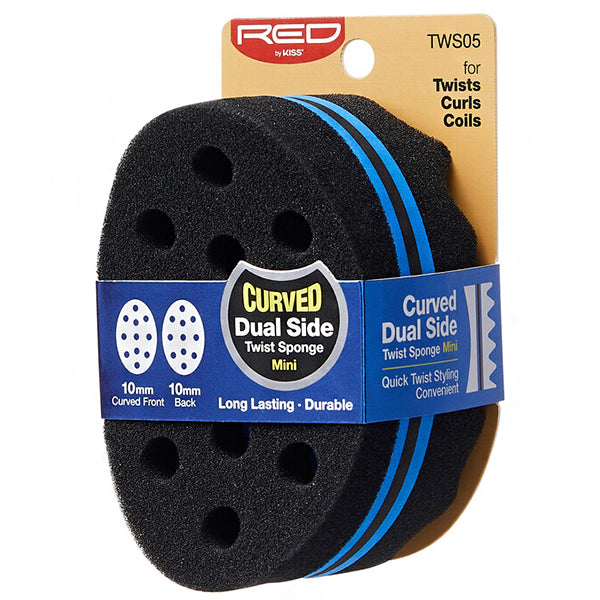 TWS05-RED TWIST SPONGE MINI CURVED