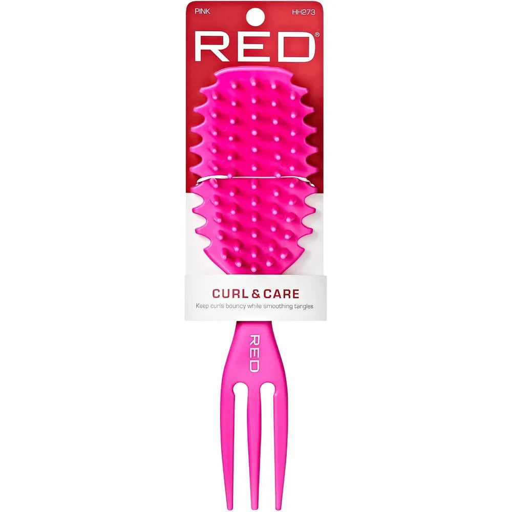 HH273 - CURL & CARE DETANGLE BRUSH PINK