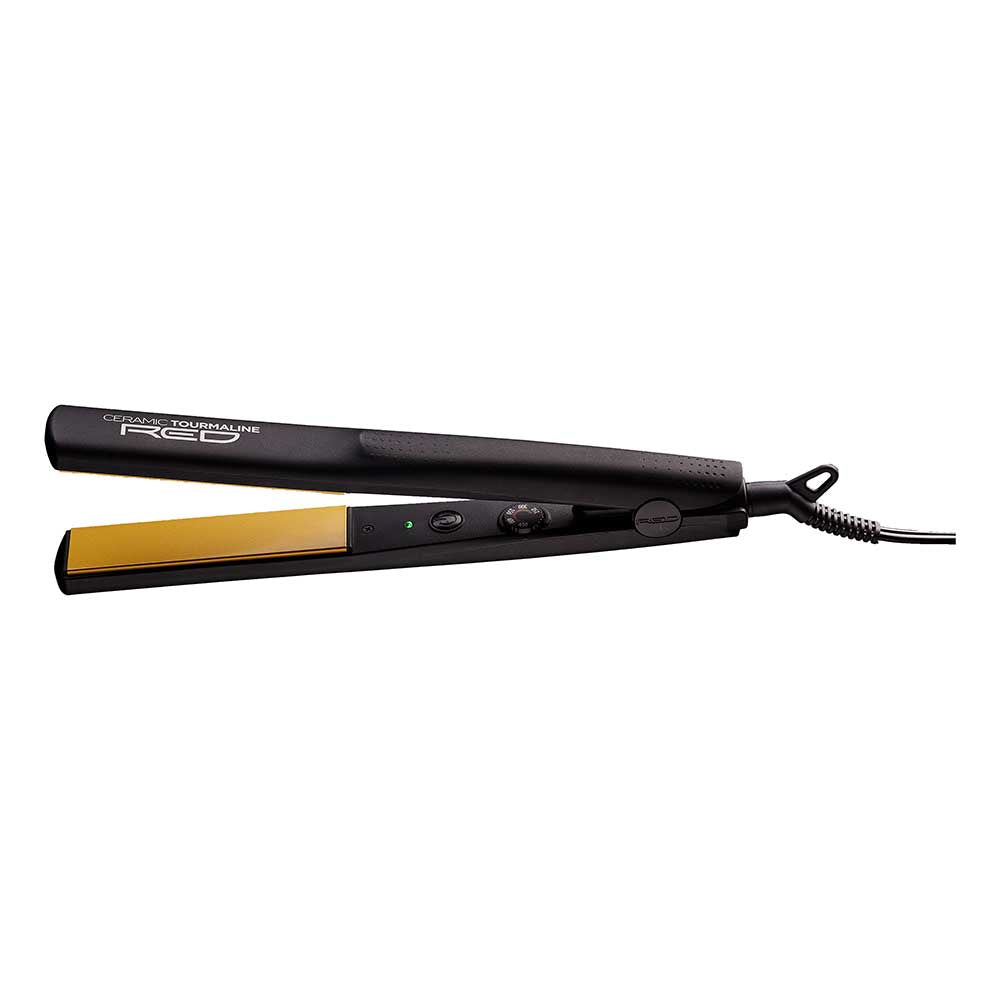 Red 1" Ceramic Tourmaline Flat Iron