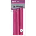 1216-ANNIE SOFT TWIST ROLLERS 10IN 3CT PLUM