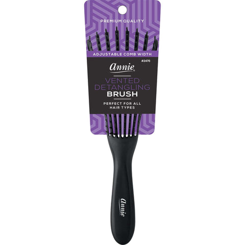 2476-ANNIE VENTED DETANGLER BRUSH 8 ROW ASST.
