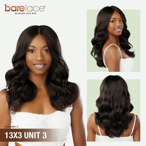 Sensationnel Lace Front Wig BareLace Glueless 13X3 Unit 3