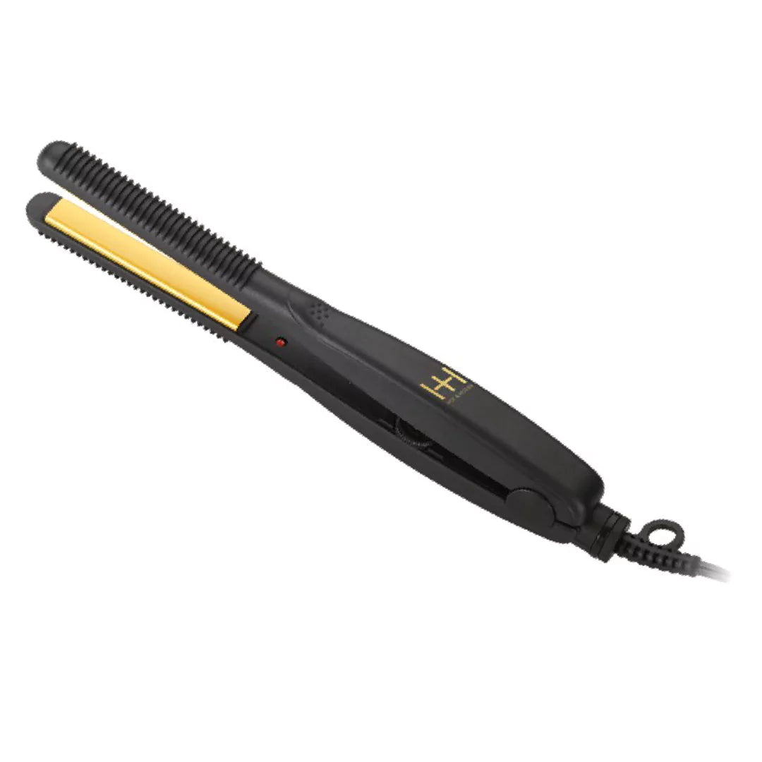 H&H Gold Ceramic Flat Iron 0.5" - Black