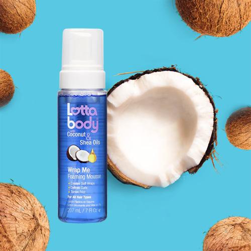 Lottabody Coconut & Shea Oils Wrap Me Foaming Mousse 7oz/207ml
