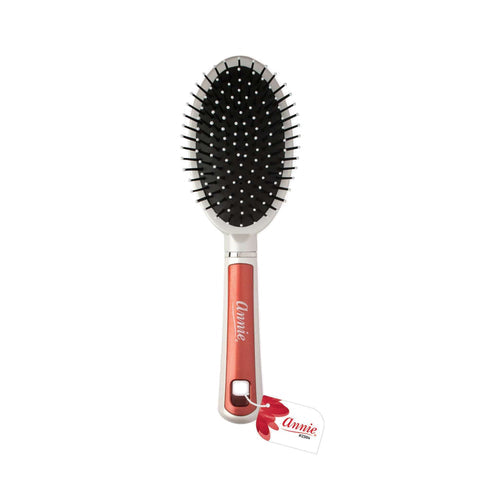 2364-ANNIE PEARLY ROUND CUSHION BRUSH RED