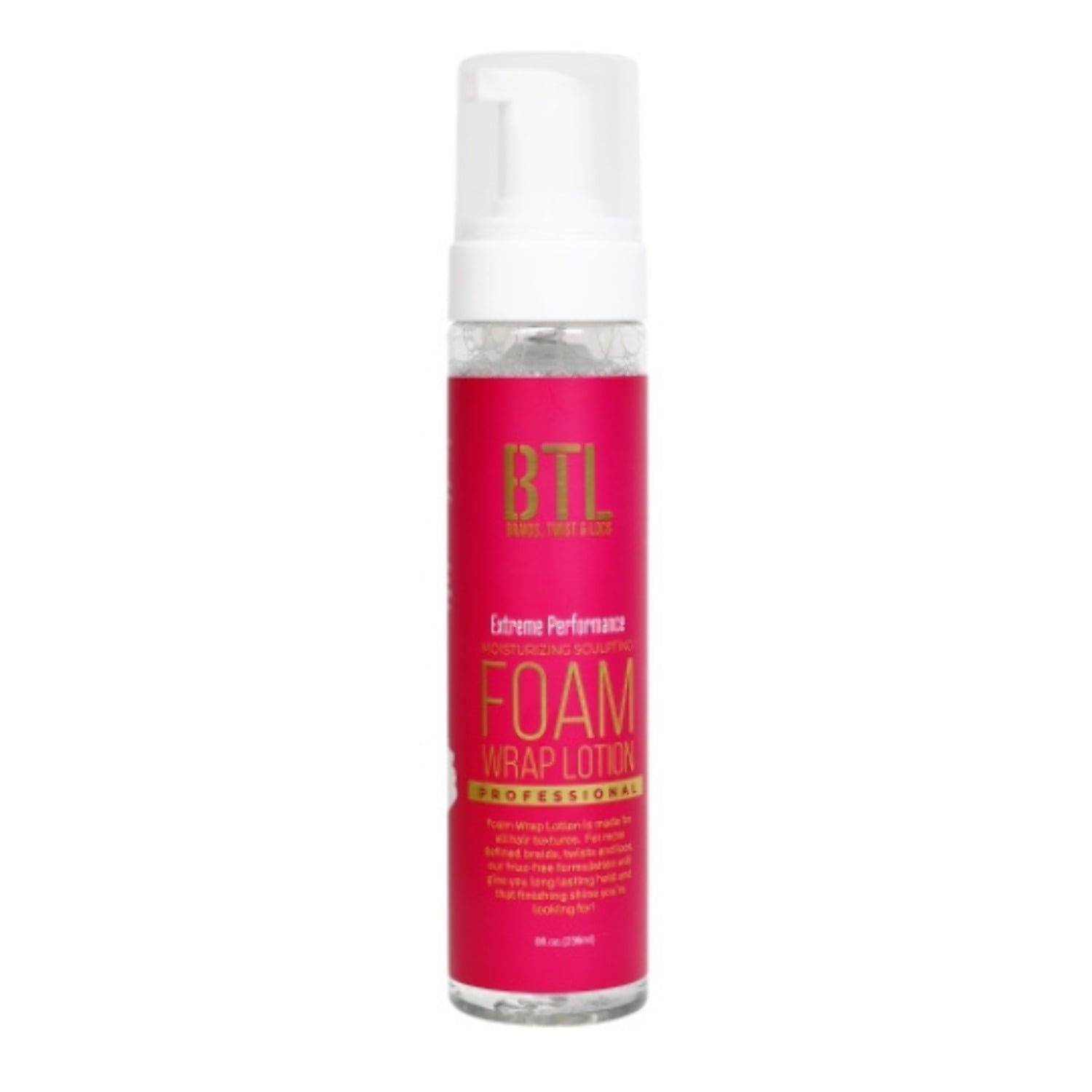 BTL FOAM WRAP LOTION 8OZ